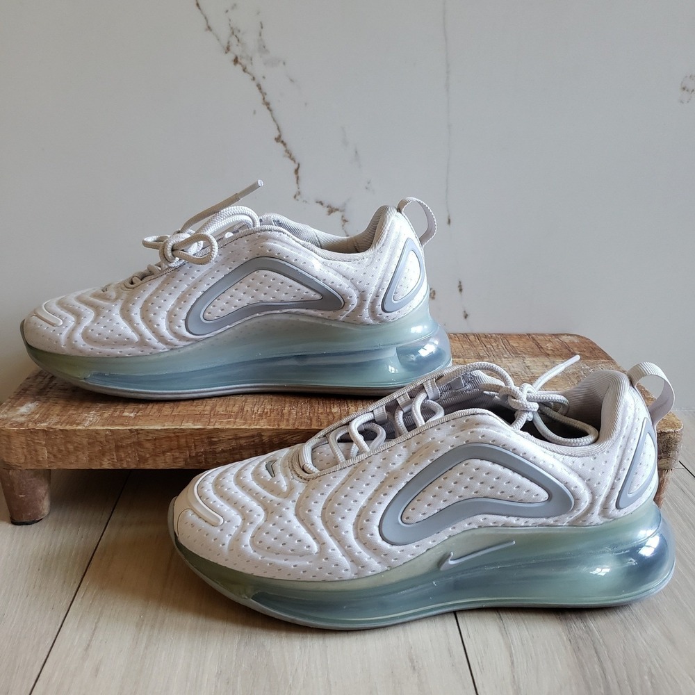 Nike Air Max 720 Womens 7 Vast Grey Mesh White Sneakers AR9293 016‎